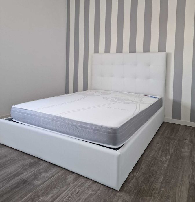 Camas de Casal Estofadas de Luxo 199€ Disp. em Várias Cores! 190x140m!