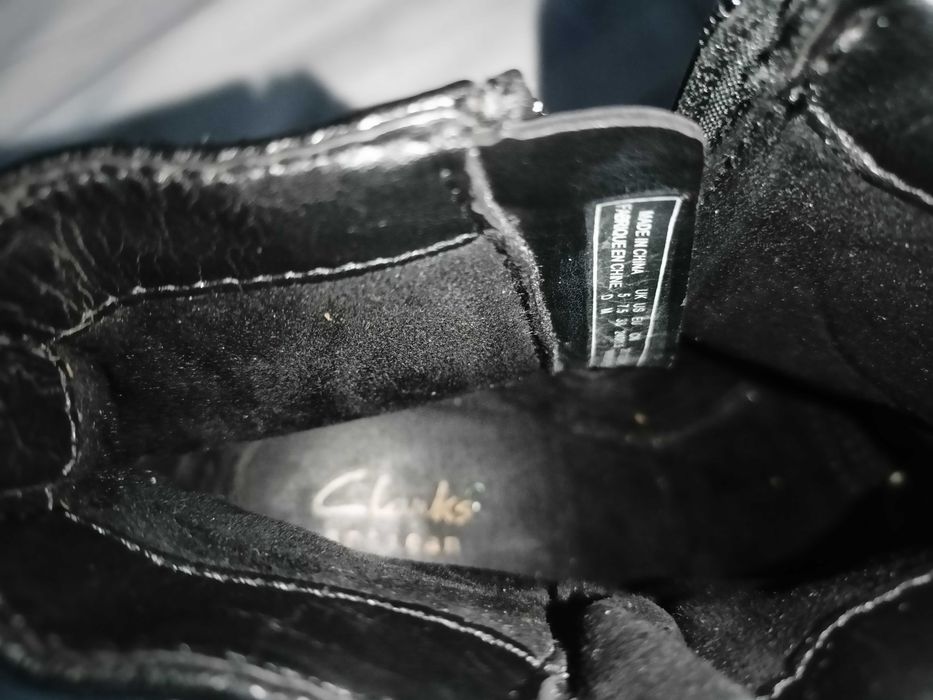 Clarks roz. 38 /UK 5 D/ - dł.wkł. 25 cm- skóra