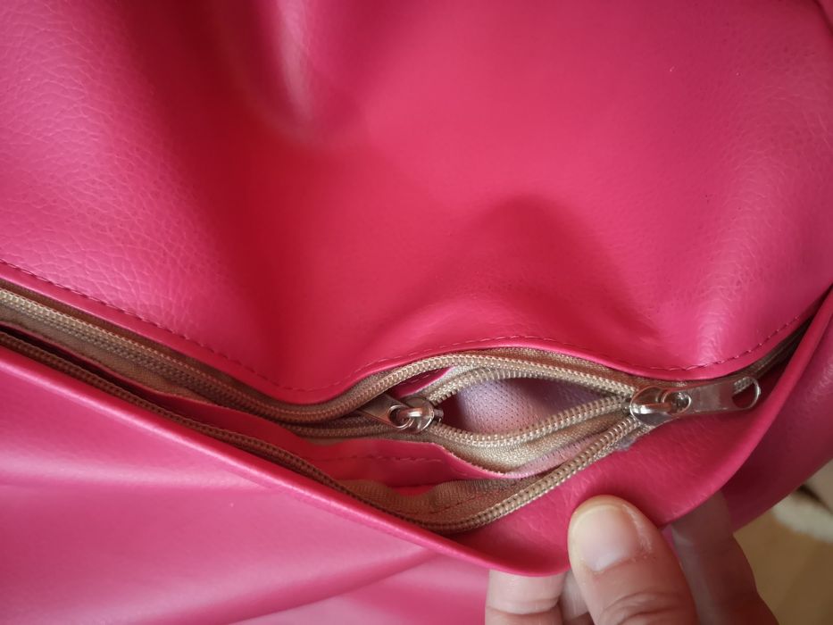 Puff cor de rosa