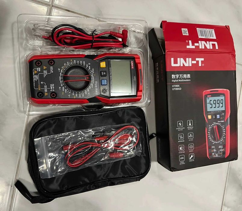Мультиметр UNI-T Прибор для измерений UT89XD True RMS цифровой тестер NCV 20A