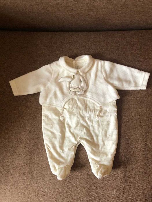 Костюм  MAMAS & PAPAS.Набор-ползунки,шапочка,шарфик,сумка.