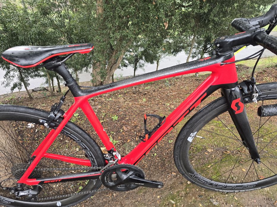 Scott addict xs 11x2v rodas carbono