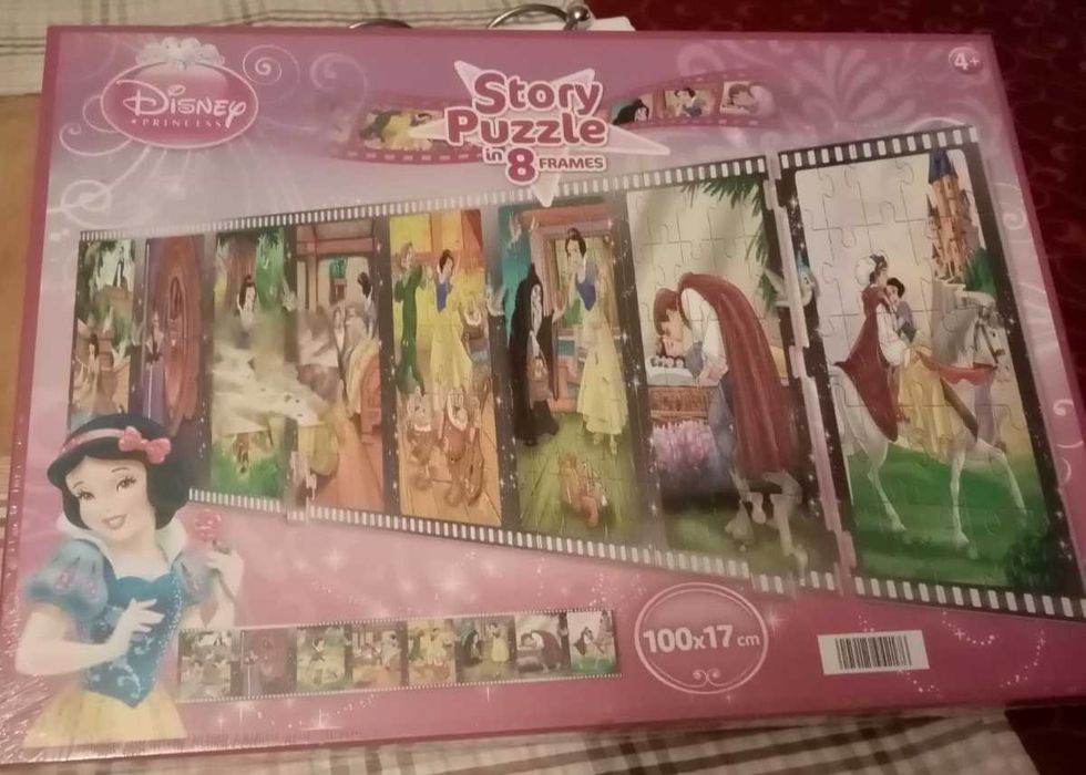 (selado) Disney puzzle panorâmico 200 peças