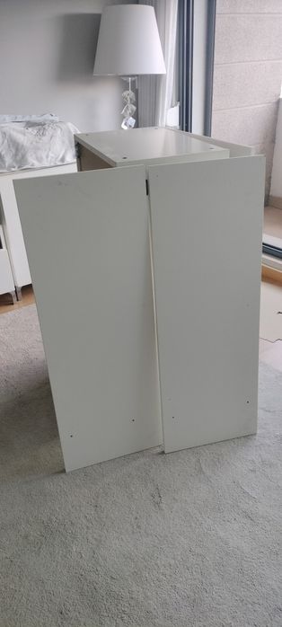 Parte lateral de estrutura de móveis de cozinha superior 100x37 CMS.
