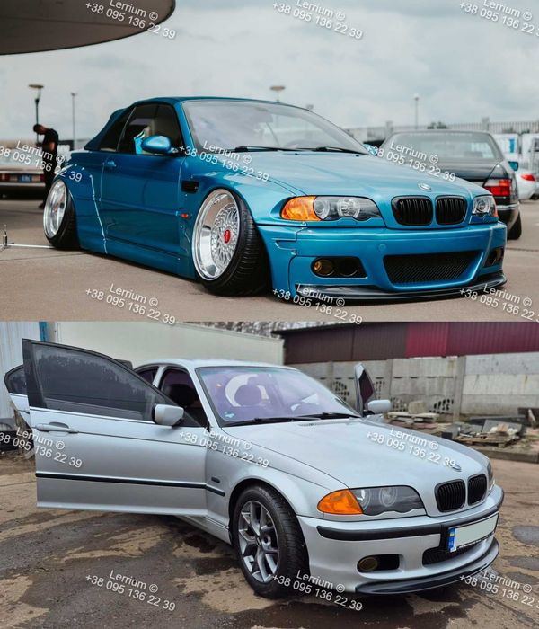 тюнинг обвес бмв е46 bmw e46 губа накладка м3 стиль мтех 2 абс пластик