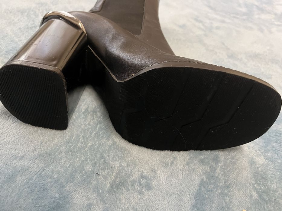 Женские кожаные ботинки , размер 35