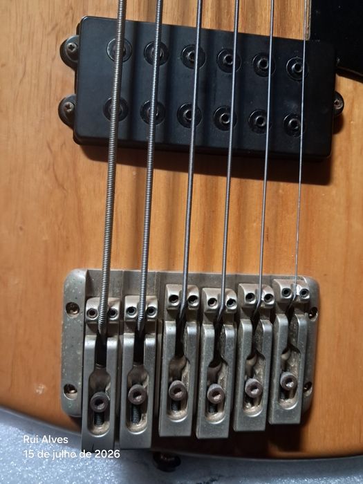 Baixo Elétrico de 6 Cordas Washburn Bantam Series Ativo + Estojo Rígido (Case)