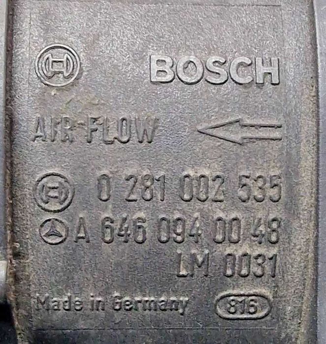 Medidor Massa de Ar / MAF A6460940048 - MERCEDES-BENZ C-CLASS