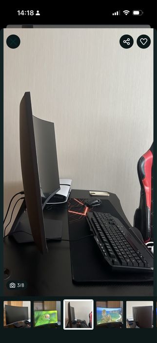 Monitor LG curvo 32’’