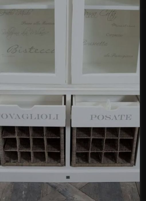 Riviera Maison bufet witryna La Cucina Italiana