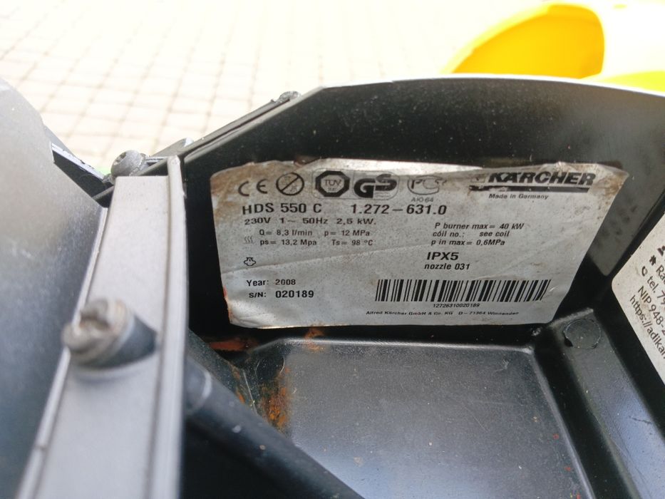 Myjka Karcher goracowodna HDS 550 C Eco