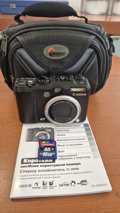 Цифровая камера Canon PowershotG7.Полный комплект. Идеальное состояние