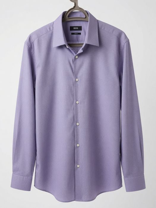 BOSS Hugo Boss Slim Fit 42/L – Elegancka Koszula Premium – Stan Idealny