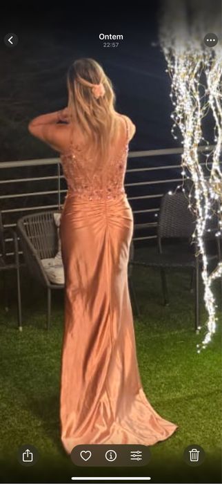Vestido cerimonia xl