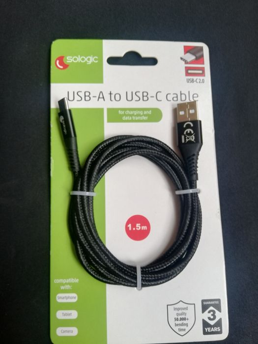 Kabel na USB-A to USB-C cable 1.5 m