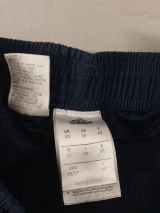 Dresy meskie granat XS Adidas metki sciagacze
