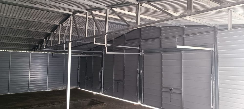 Garaz blaszak 12x6 grafit mat producent