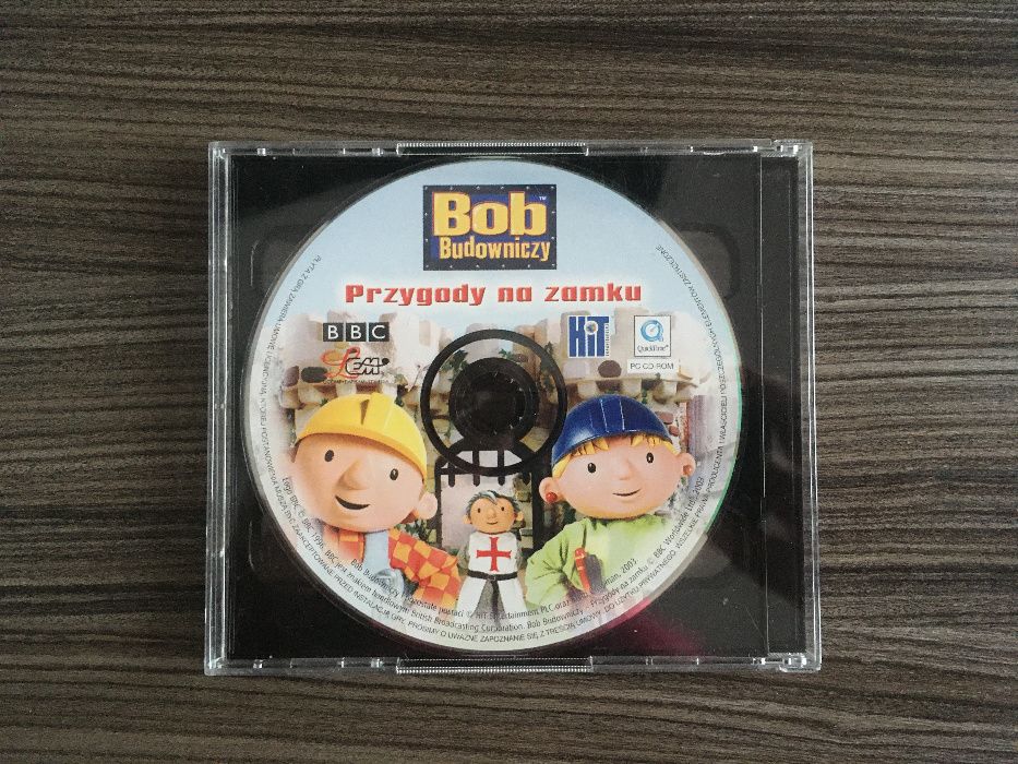 Gra komputerowa dla dzieci "Bob Budowniczy - Przygody na zamku" na CD