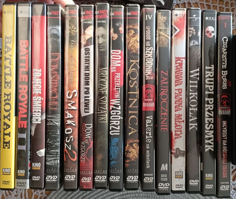 Zestaw filmów dvd
