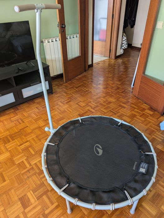 Trampolim de Fitness FIT TRAMPO500 DOMYOS com Barra Frontal