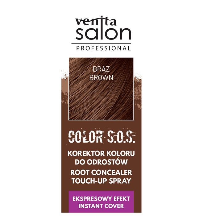 Venita S.O.S. Korektor ODROSTÓW koloru do odrostów Brąz 75ml odrost br