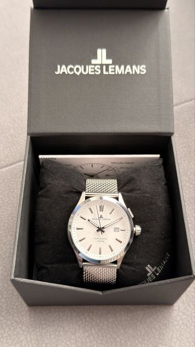 Zegarek JACQUES LEMANS  hybromatic , stalowy