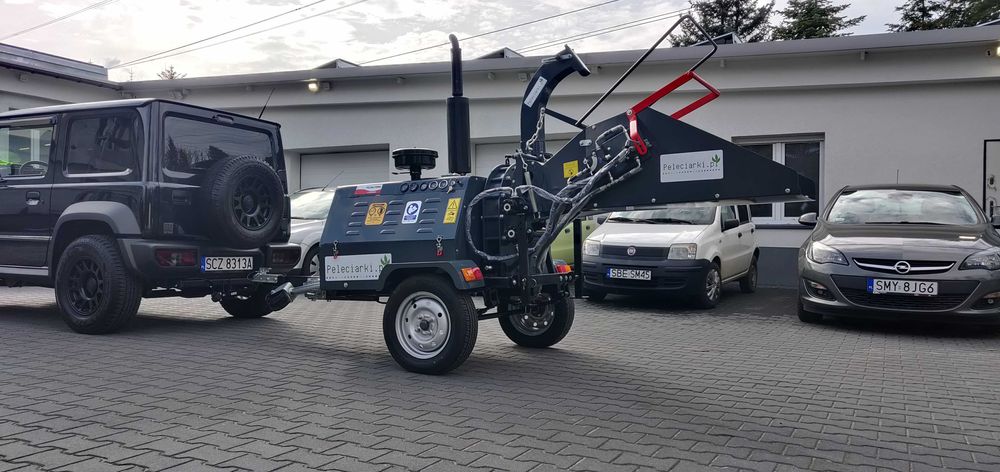 Rębak Spalinowy 50 HP Duża Moc Diesel Gałęzie do 20 cm średnicy