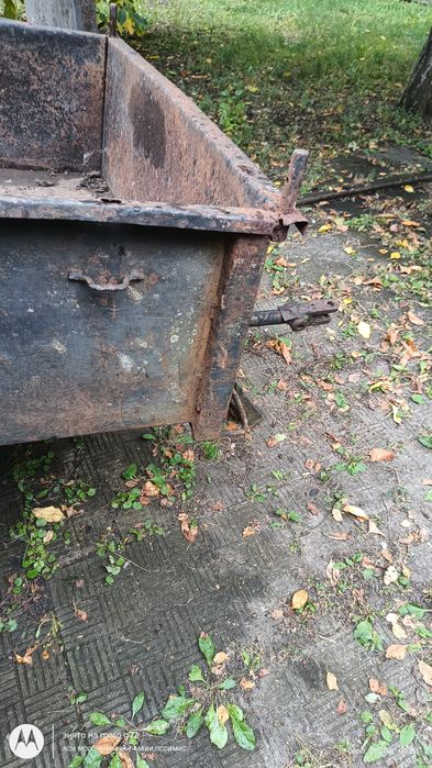 Продам терміново самоскидний причеп мінітрактора Т-012. Підходить для мотоблоку!.ь