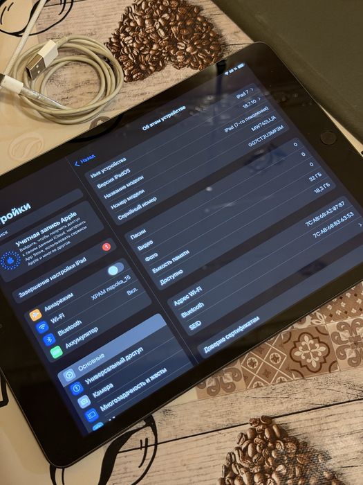 Apple iPad 7 gen 32 gb 10.2 Wifi Black Как новый