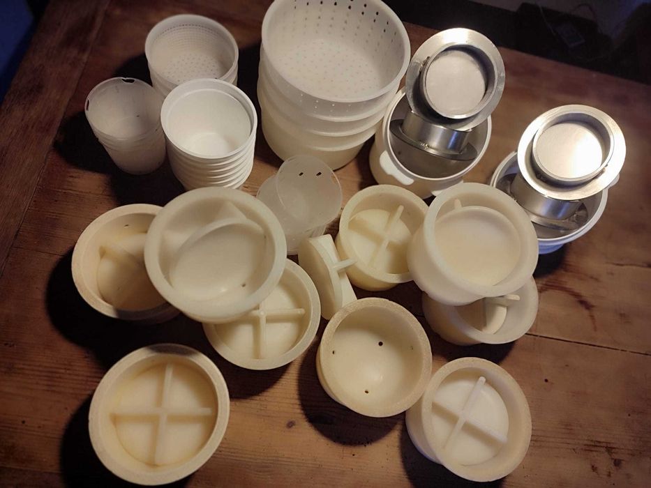 formy foremki do serów, prasa do serów