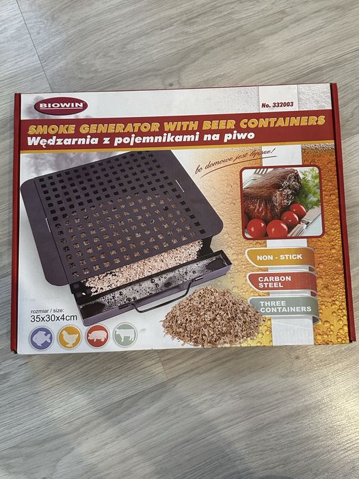 Wędzarnia z pojemnikami na piwo