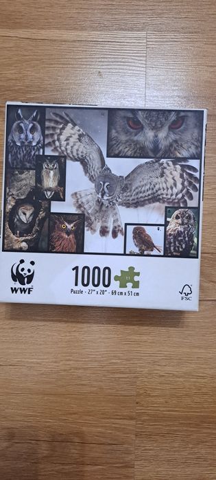 Puzzle 1000 elementów- sowy