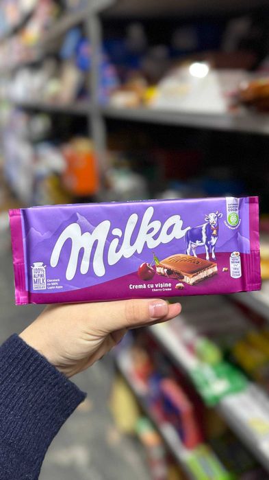 Шоколад Milka з вишневим кремом 100 г