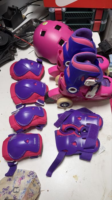Patins pouco uso kit completo