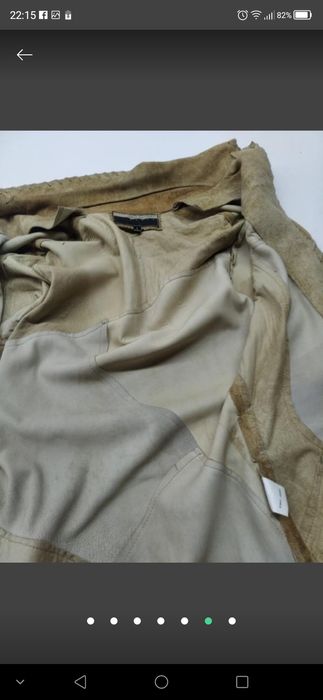 Кожаный жакет нубук Vent Couvert Франция