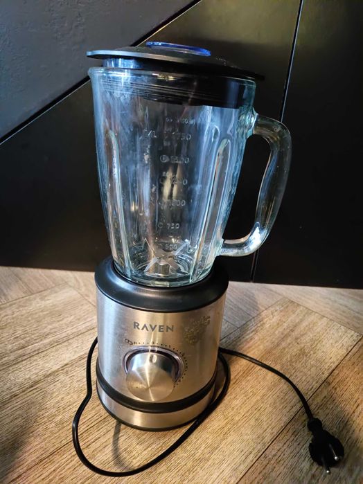 Raven blender szklany 1200w 1,75l koktajle kremy fit zdrowie