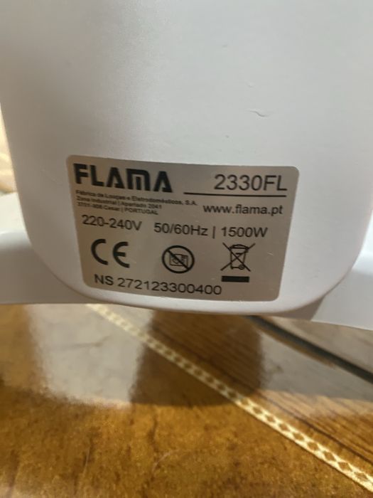 Aquecedor flama