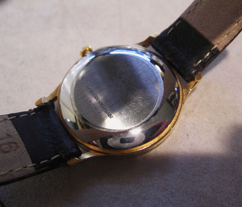 1980 Antigo Relógio de Pulso EDOX c/ Mov. Mecânico - NOVO Stock Antigo