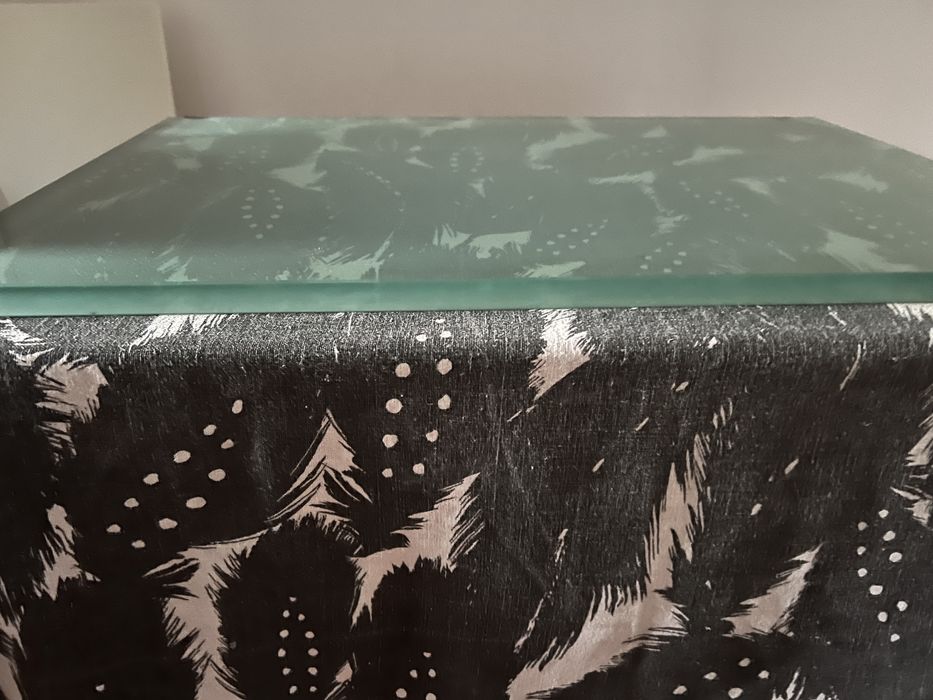 Placa de vidro fosco