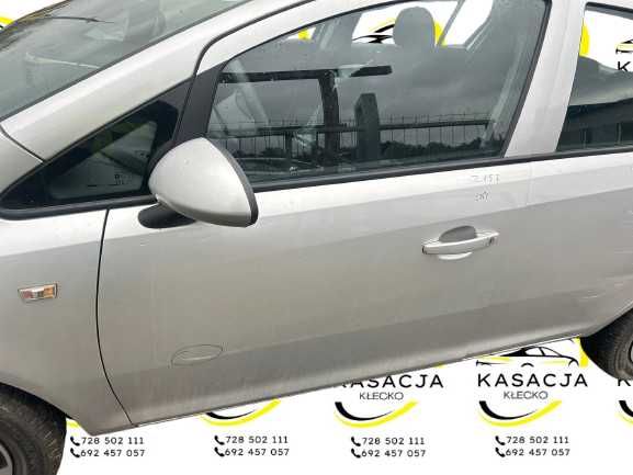 Drzwi lewy przód kierowcy Opel Corsa D 5 drzwi kolor z157