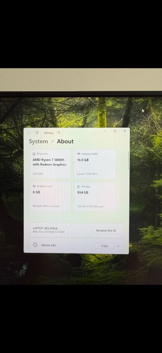 ASUS ROG Strix G15 | Ryzen 7 5800H | RTX 3060 6GB | 16GB RAM | SSD 1TB