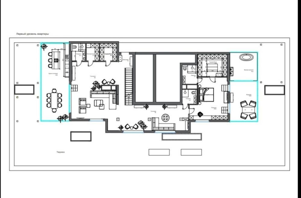ТОП ЛОКАЦИЯ!Пентхаус.2 уровня.Французский бульвар. Прямое море!