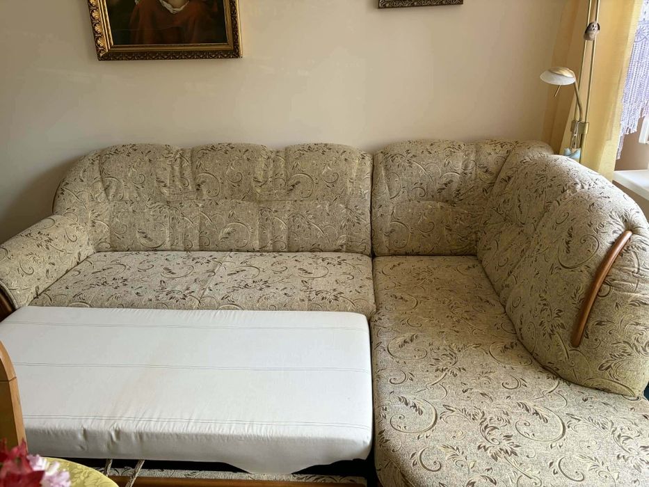 Narożnik z funkcją spania