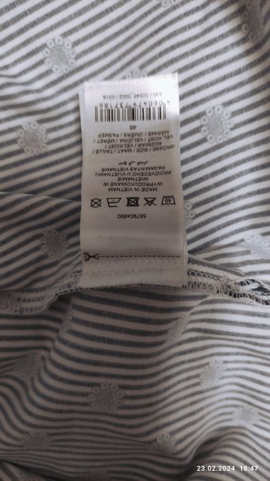 Bawełniana sukienka typu hiszpanka 46 Chritian Berg. Nowa