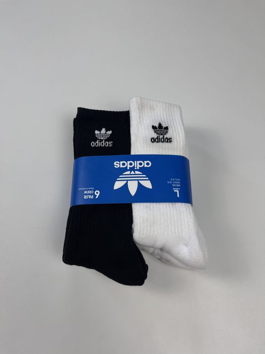 Оригінал!  Набір Шкарпеток Adidas Crew 6 пар