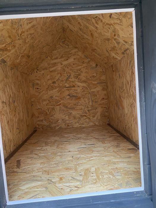 Будки «домік» утеплені.