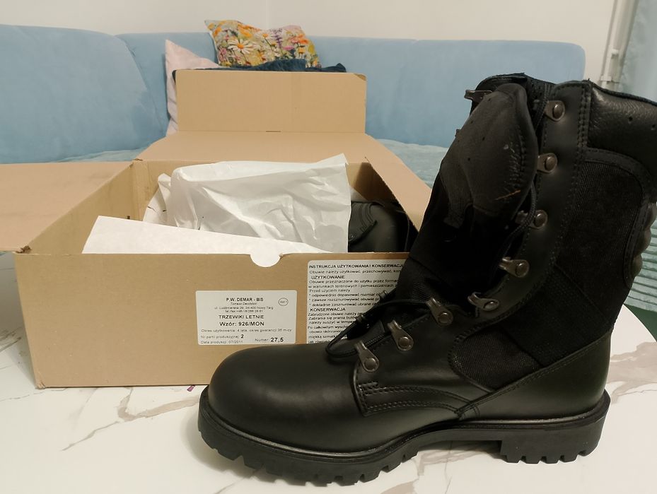 Buty wojskowe czarne