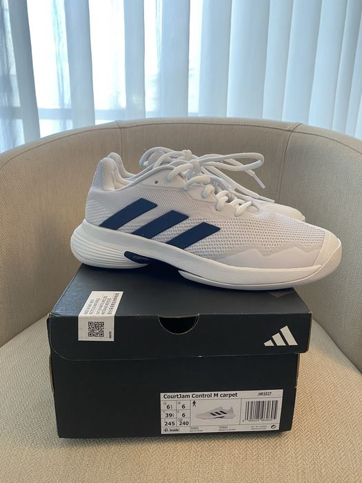 Sapatilhas ténis/padel courtjam control, Adidas, tamanho 39 1/3