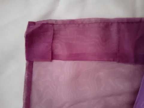 Cortinado IKEA rosa velho acetinado (reservado) + cortina organza
