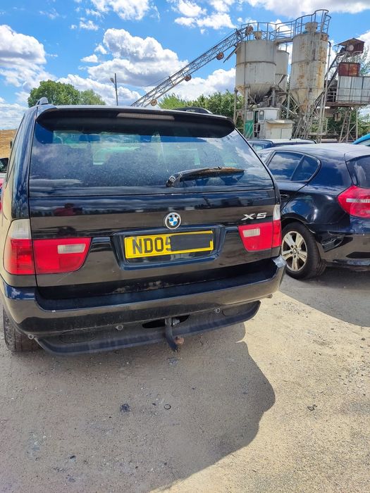 Karoseria BMW X5 E53 Lift LCI BLACK SHAPPIRE 475 Maska Zderzak Błotnik